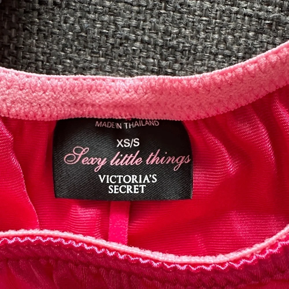 NWOT Vintage Style VS Sexy Little Things Ruffled Panties Set - Picture 4 of 14